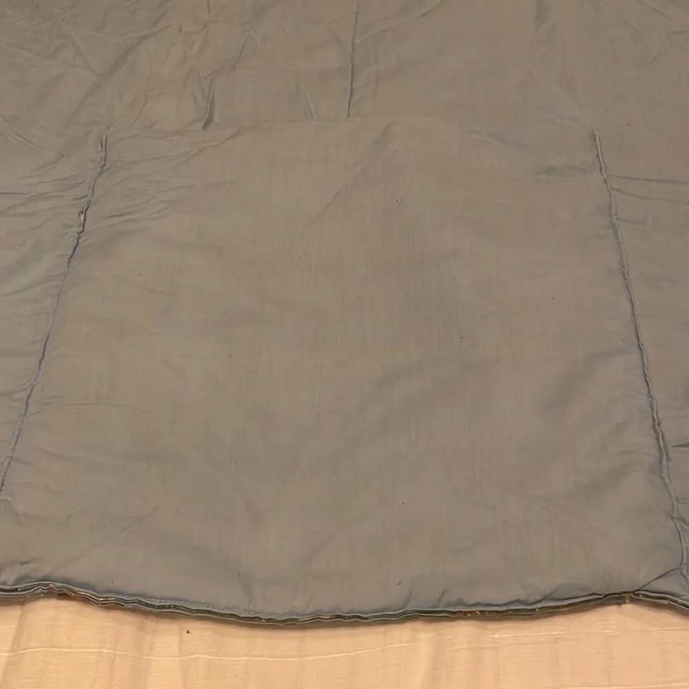 comforter & matching pillow bedding set horses girls or boys blue